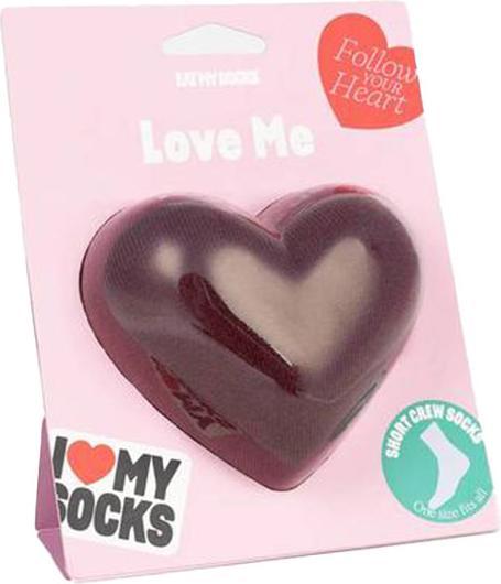 Produktbild Eat My Socks Love Me Socken, rot (One Size)