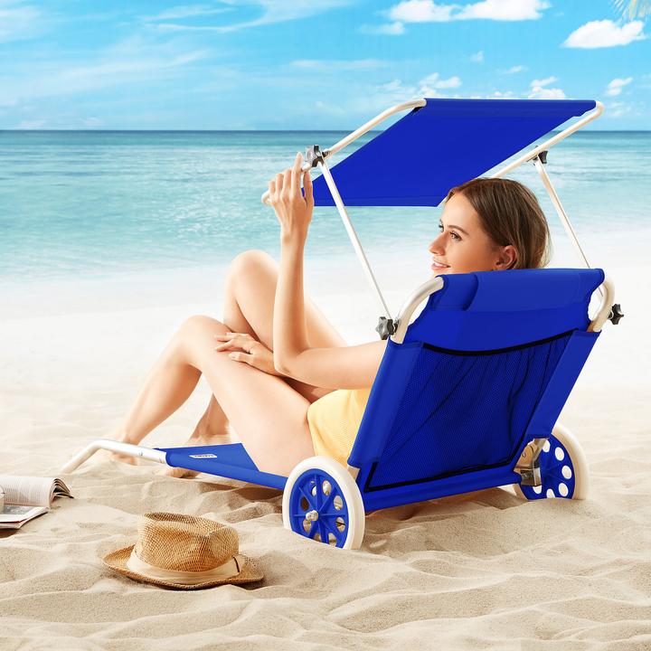 Produktbild Casaria Alu Sonnenliege (150 cm)
