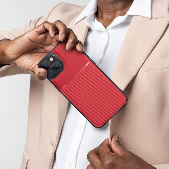 Productafbeelding Forcell Andere OEM NOBLE hoesje voor XIAOMI Redmi 10 / 10 2022 rood (Xiaomi Redmi 10)
