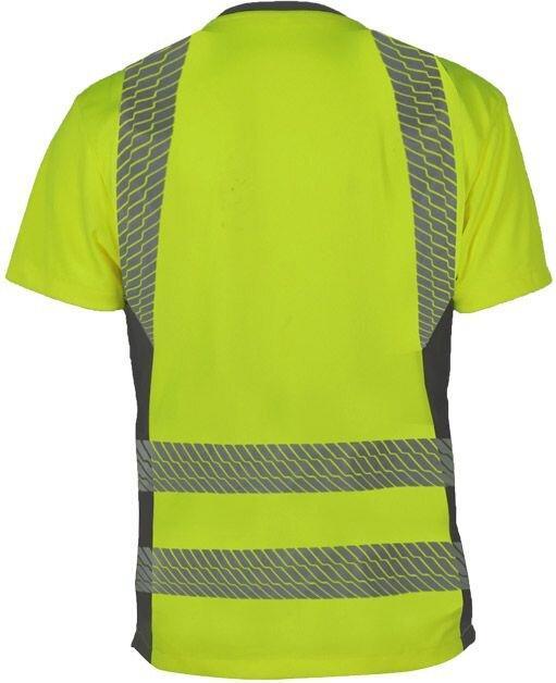 Image du produit Korntex T-shirt Hi-Vis Recycled Jaune - Gris, taille S (XS, S)