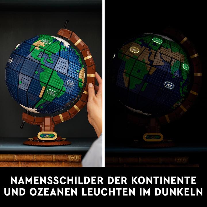 Actual product image LEGO Globe (21332, LEGO Ideas, LEGO Rare Sets)