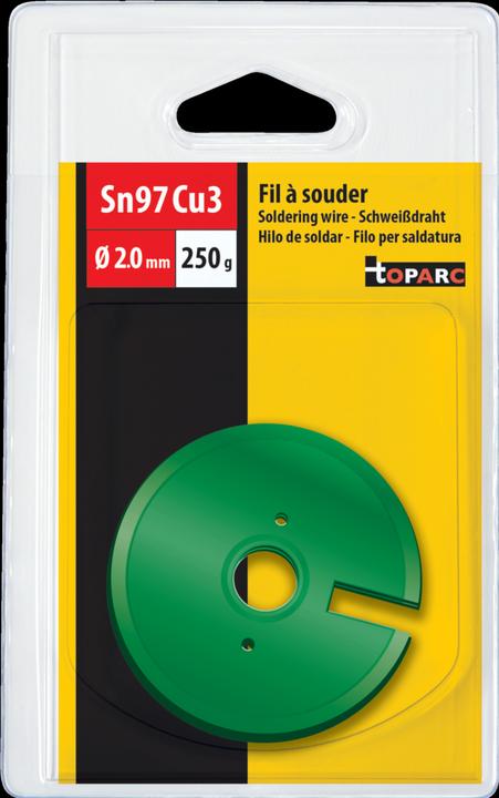 Actual product image GYS Solder wire spool, 97 % tin, Ø 2.0 mm, 250 g (Solder wire dispenser)