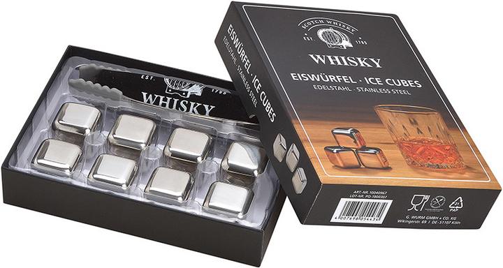 Immagine prodotto G. Wurm Set di cubetti di ghiaccio per whisky in acciaio i (Pietre di whisky)