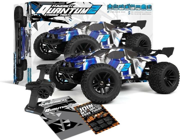 Produktbild Maverick Quantum2 XT 1:10 Stadium Truck - Blau (Mit Radio, Batterie nicht enthalten) (RTR Ready-to-Run)