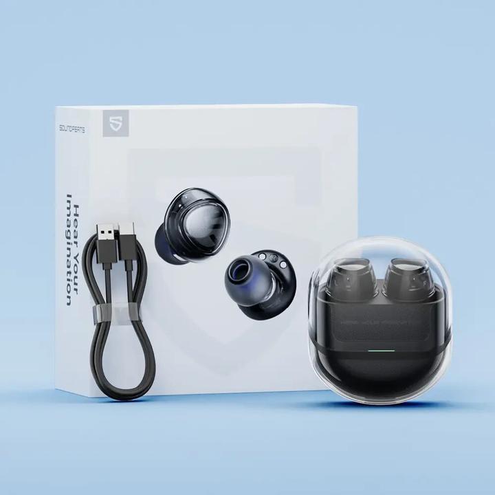 Produktbild Soundpeats Clear Dot TWS Headset schwarz (10 h, Kabellos)
