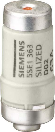 Produktbild Siemens D0-Sicherungseinsatz D02 35A 400V sw gR 5SE1335 (Neozed-Sicherung, 35 A)