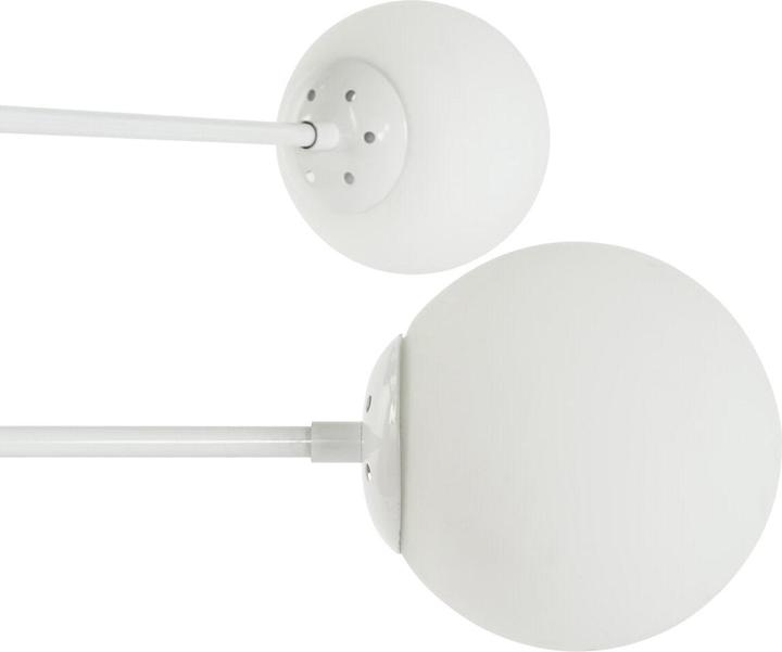 Actual product image DKD Home Decor Ceiling Light 96 x 73 x 50 cm Crystal Metal White 50 W