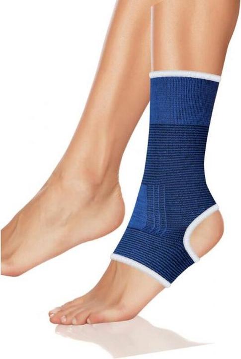 Lifemed Elastische Sportbandage blau Fussgelenkschutz Grösse M (M)