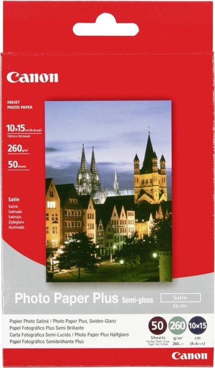 Image du produit Canon SG-201 Plus Semi-Gloss (260 g/m², 10 x 15 cm, 50 x)