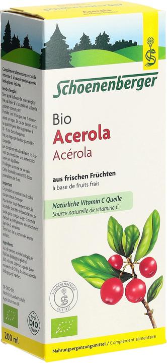 Produktbild Schönenberger Acerola naturtrüber Fruchtsaft Bio Saft (1 Stück, Flüssigkeit, 434 g)