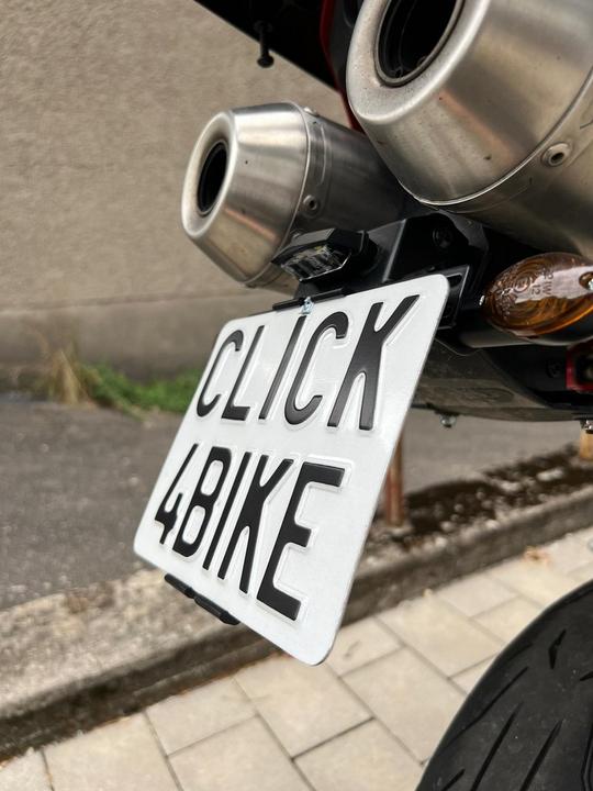 Actual product image 21cars Click4Bike number plate holder motorbike/scooter (Rear, Portrait format)