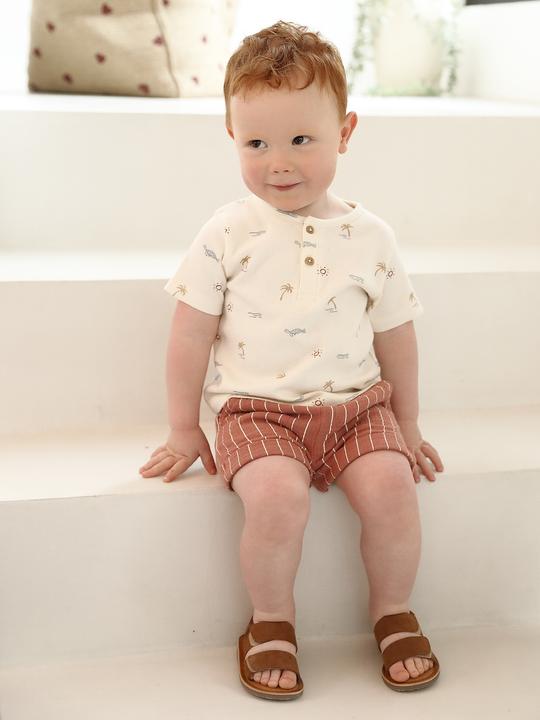 Immagine prodotto Vertbaudet Weiche Baby Musselin-Shorts mit Streifen (74)