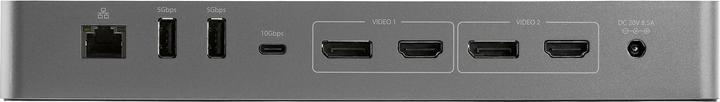 Produktbild StarTech Thunderbolt 3 Dock w/USB-C Host Compatibility (Thunderbolt, 2 Ports)