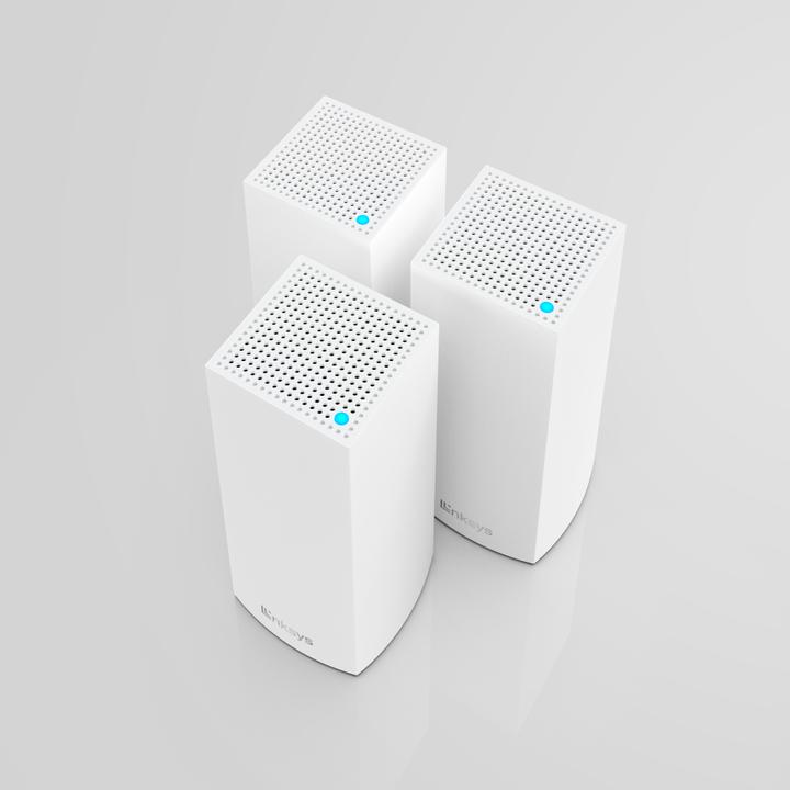 Actual product image Linksys MX2003-KE Atlas 6 Dual-Band Mesh WiFi 6 System, 3-Pack