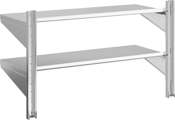 Produktbild VidaXL Wandregal mit 2 Böden Edel (100 x 40 x 60 cm)