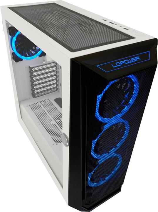 Immagine prodotto LC-Power Housing Gaming 805BW Holo-1 X RGB Nero/Bianco al dettaglio (mATX, Mini-ITX, ATX, E-ATX)