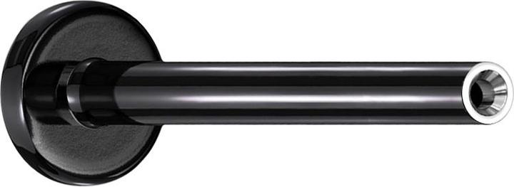 Actual product image Star Piercing Micro Threadless Labret-Stab schwarz (without brass, Titanium G23)