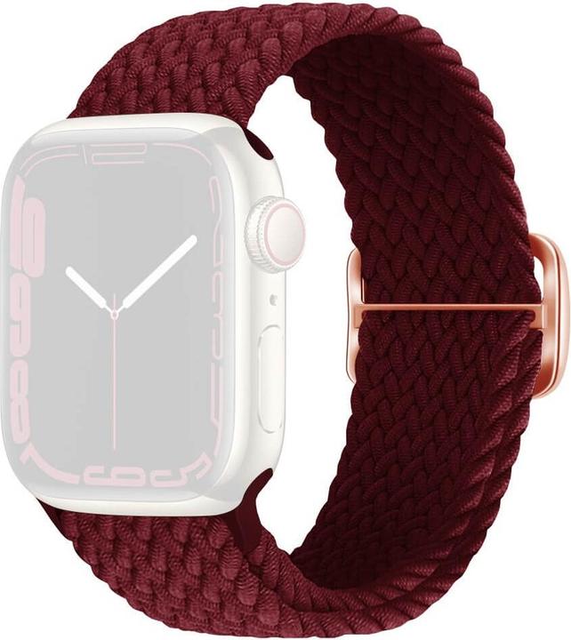 Actual product image Cover-Discount Apple Watch 42/41/40mm - Nylon fabric braided replacement strap (Nylon)