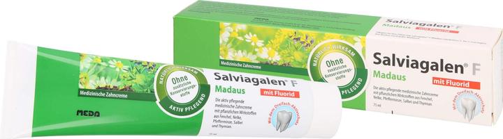 Produktbild Meda Pharma Salviagalen F Madaus Zahncreme mit Fluorid, 75 ml Zahncreme (75 ml)