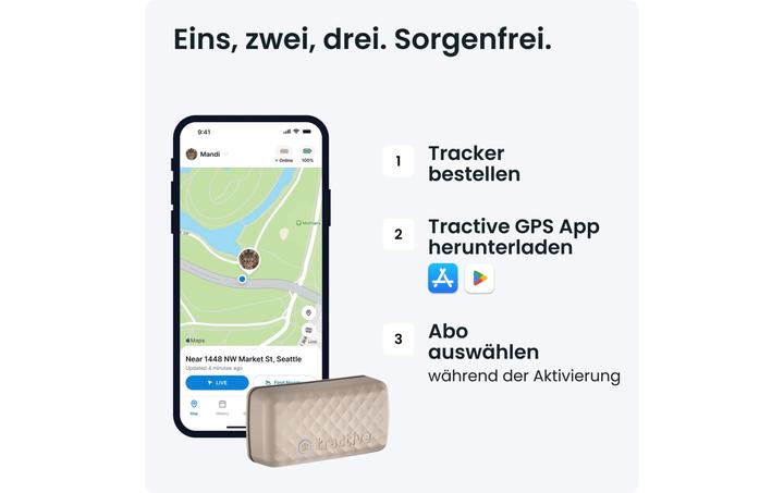 Etichetta energetica Tractive GPS Mini (Taglia unica, Gatto, Generale)