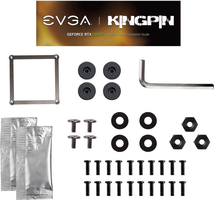 Actual product image EVGA K|NGP|N Hydro Copper GeForce RTX 2080 Ti Water Cooler
