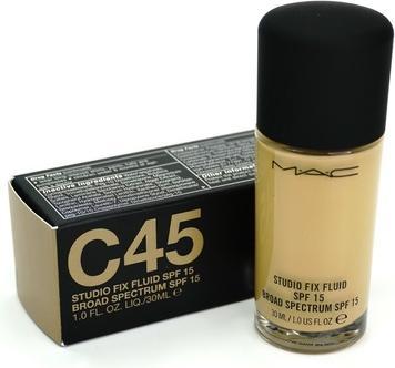 Actual product image MAC Cosmetics Studio Fix Fluid SPF 15 (No. C45)