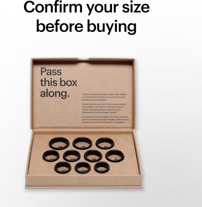 Actual product image Ultrahuman Ring Air Sizing Kit size 5- 14 colouri