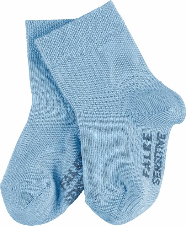 Image du produit Falke Sensitive (Lot de 3) Chaussettes bébés, couleur 6290 crystal blue, taille 50-56 (Une unité par pack, 50/56)
