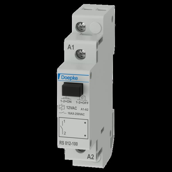Produktbild Doepke DOEP RS 012-100 StromstoÃschalter RS 012-100, 12V AC, 1-polig 16A, 1 SchlieÃer (