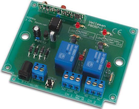 Produktbild Velleman K8057 2-Kanal-Rf-Codeschloss- (Erweiterung)