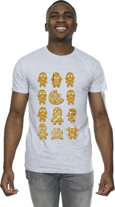 Actual product image Star Wars Mens Episode IV: A New Hope 12 Gingerbread T-Shirt (L)