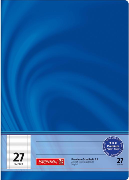 Actual product image exercise book (A4, Lined)