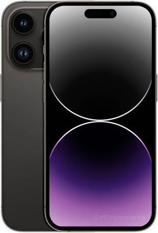 Re!commerce iPhone 14 Pro (256 Go, Noir Spatial, 6.10", 48 Mpx, SIM + eSIM, A / Comme neuf)