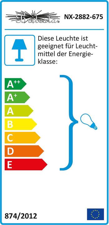Energy Label Britesta Spot lamp "Hemera", 1 spot, GU9, up to 33 W (G9)
