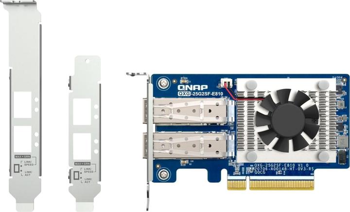 Actual product image QNAP 2PORT SFP28 25GBE NW EXP CARD