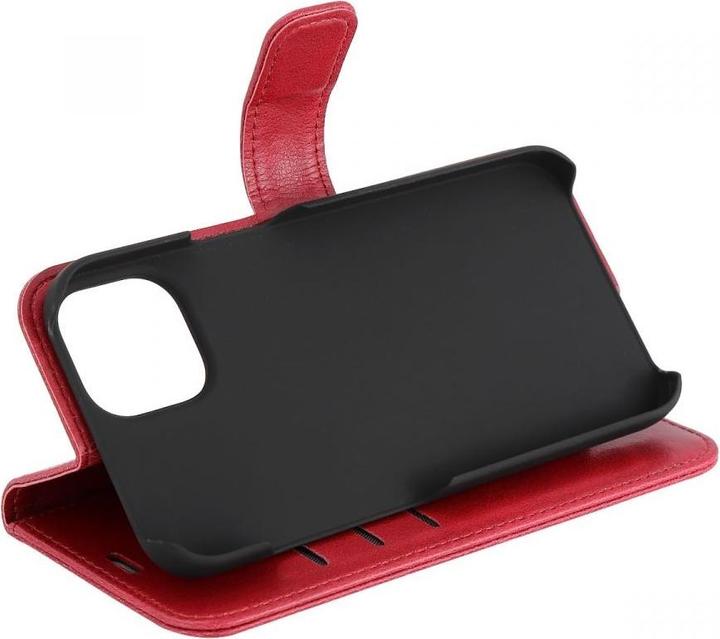 Immagine prodotto Radicover Portafoglio antiradiazioni in pelle vegana iPhone 14 Flipcover Rosso (Apple iPhone 14)