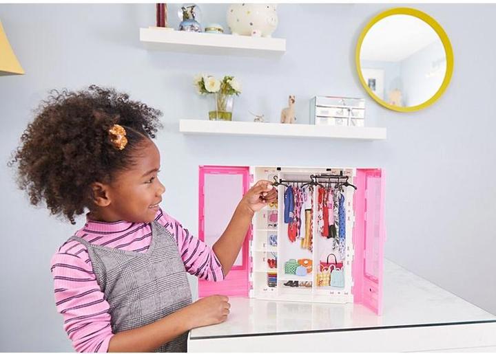 Image du produit Barbie Le Dressing de Rêve de (poupée non incluse) - Mobilier pour Poupée Mannequin - 3 ans et +