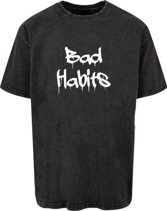 Produktbild Merchcode Bad Habits Acid Washed Heavy Oversized Tee - 112633 (3XL)