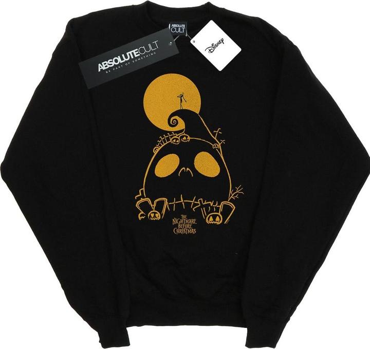 Disney Nightmare Before Christmas Jack Skellington Cemetary Sweatshirt (M)