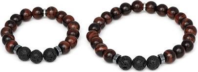 Produktbild Beneto - Mineral bracelet for father and son MINK144/SET (onyx. apatite. hematite)