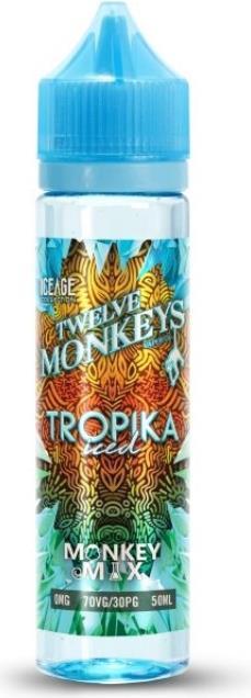 Actual product image Twelve Monkeys Tropika Iced, 50ml (Shortfill) (Passion fruit)