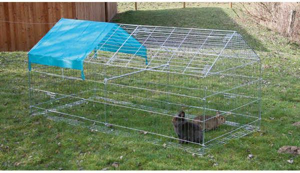 Actual product image Kerbl Outdoor enclosure for rodents and poultry