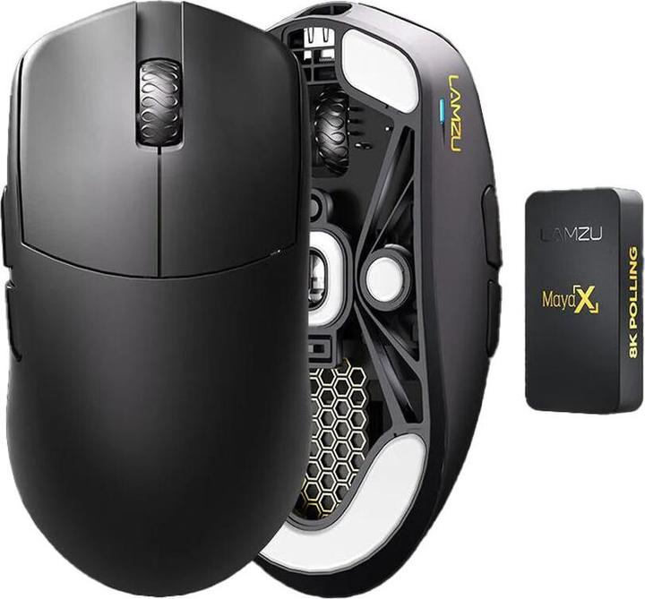 Image du produit Lamzu Maya X Gaming-Maus 8K Wireless - schwarz (Sans fil)