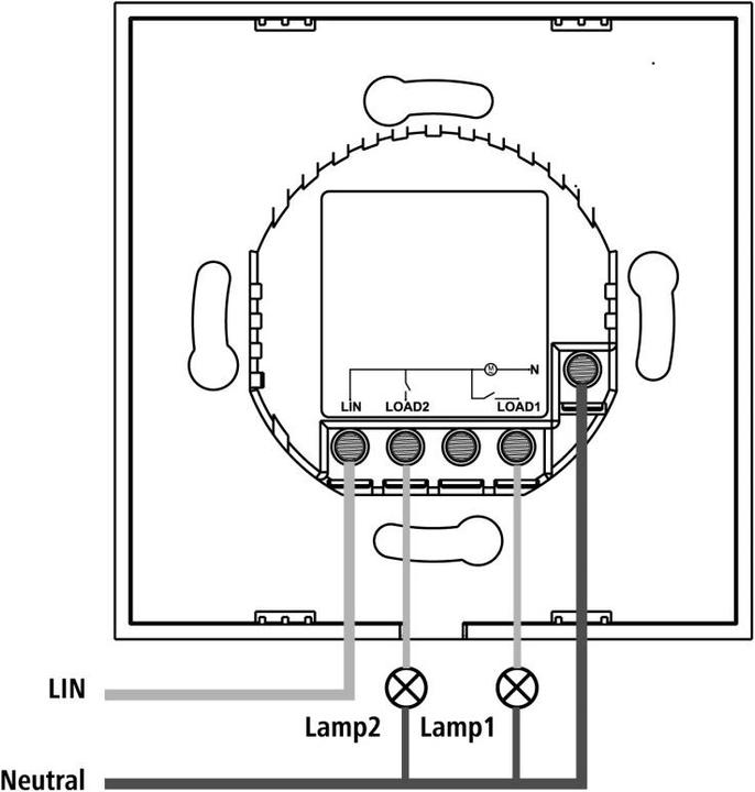 Produktbild Hama WiFi-Touch-Wandschalter