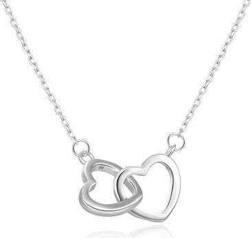Immagine prodotto Beneto Collana d'argento con cuori AGS1327 / 47 (L)