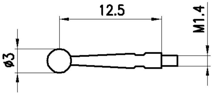 Produktbild Sylvac Messeinsatz M1.4 (1.25 cm)