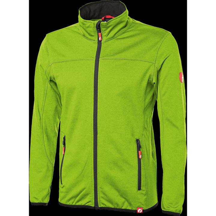 Actual product image Magni Tech fleece jacket lime/black mottled size 2XL Fortis Elements (XXL)
