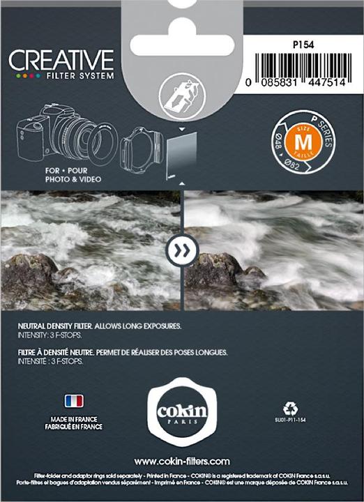 Produktbild Cokin Filter P154 ND 8 (ND- / Graufilter, 84 mm)