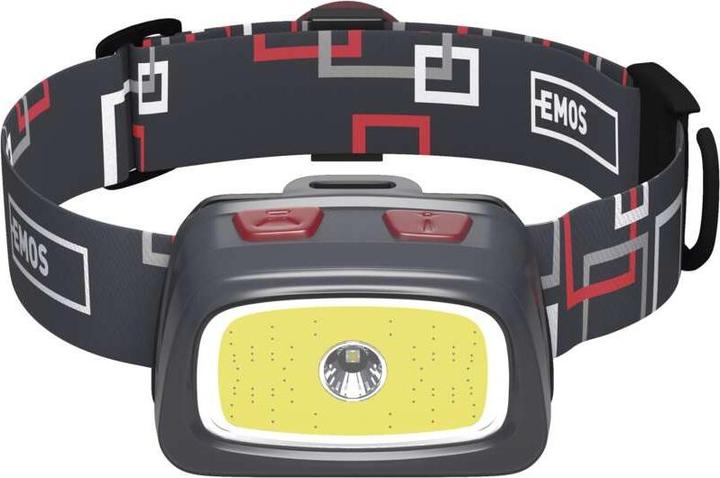 Image du produit Emos CREE LED + COB LED Lampe frontale P3531, 330 lm, 65 m, pour 3x AAA (330 lm)