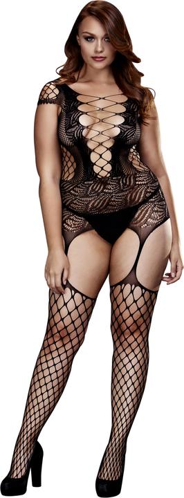 Produktbild Baci Corset Front Suspender Fishnet Bodysuit (XXL)
